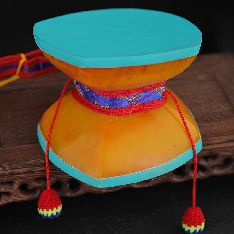 Tambourine Hand Drum - 12CM Nepalese Hand Drums With Bag