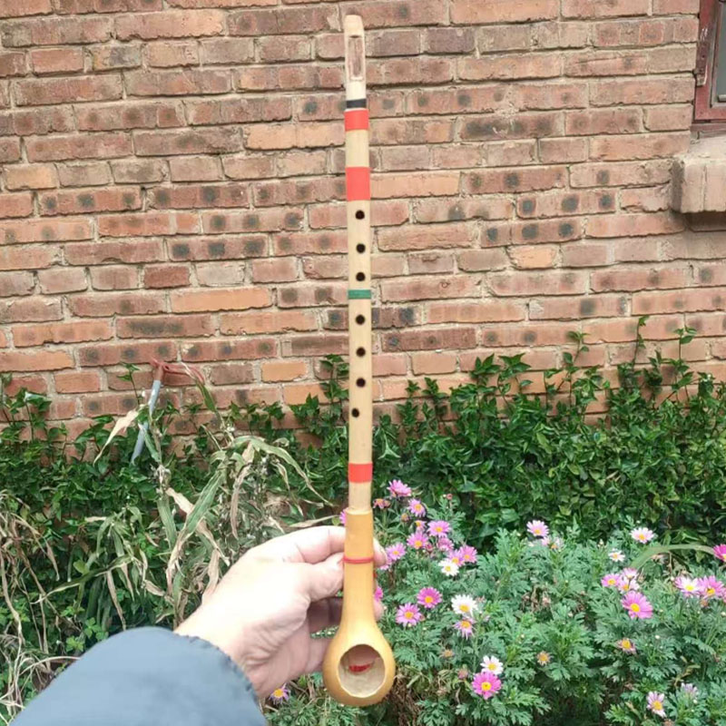 Musical Instrument Groups - Handmade Bamboo Straight Flute Yi Ethnic