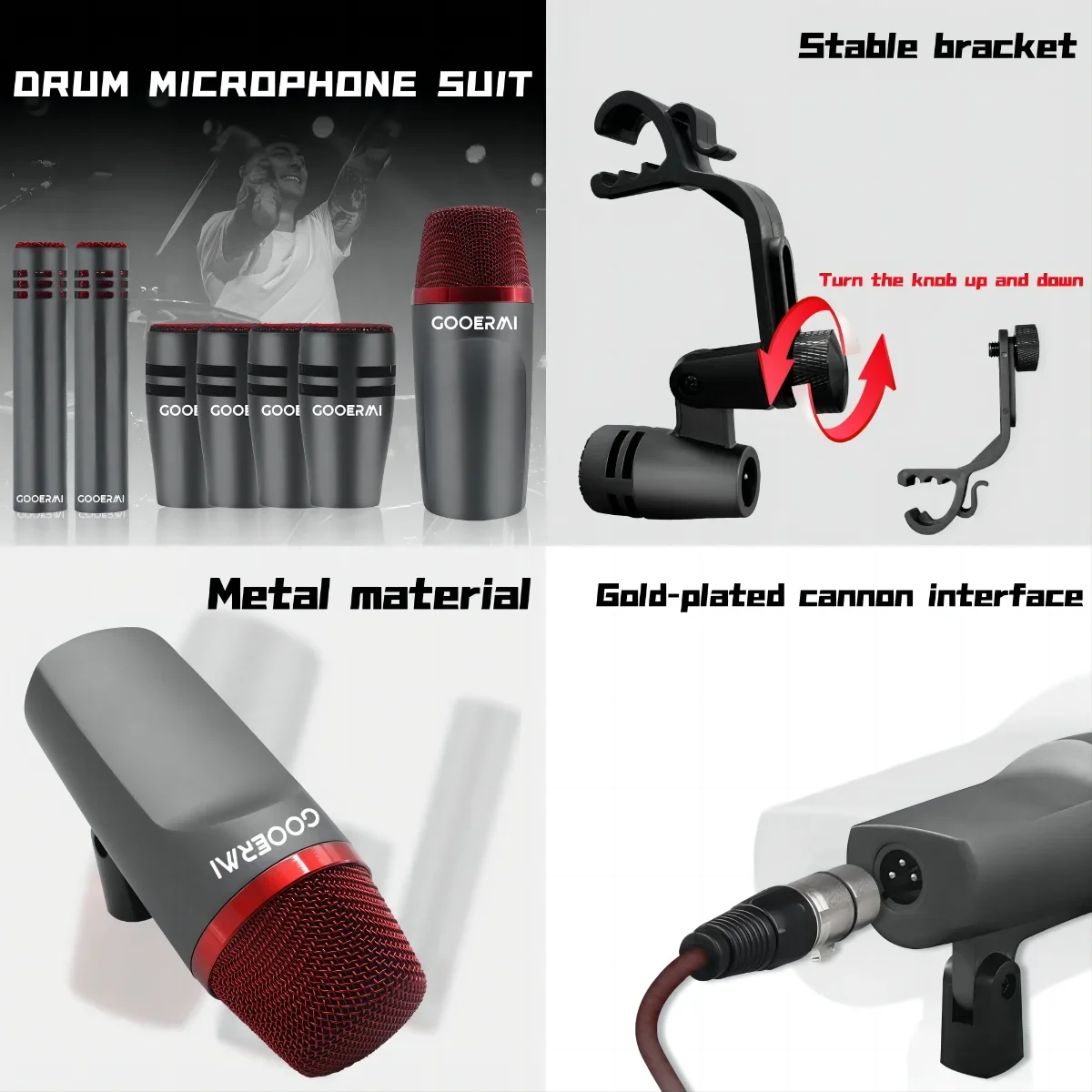 Demao Dynamic Drum Kit Group K - Musical Instrument Groups 评论和价格