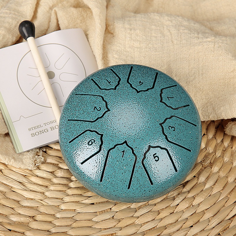 Mini Steel Tongue Drum 4 Inch  - Musical Instrument Family 评论和价格