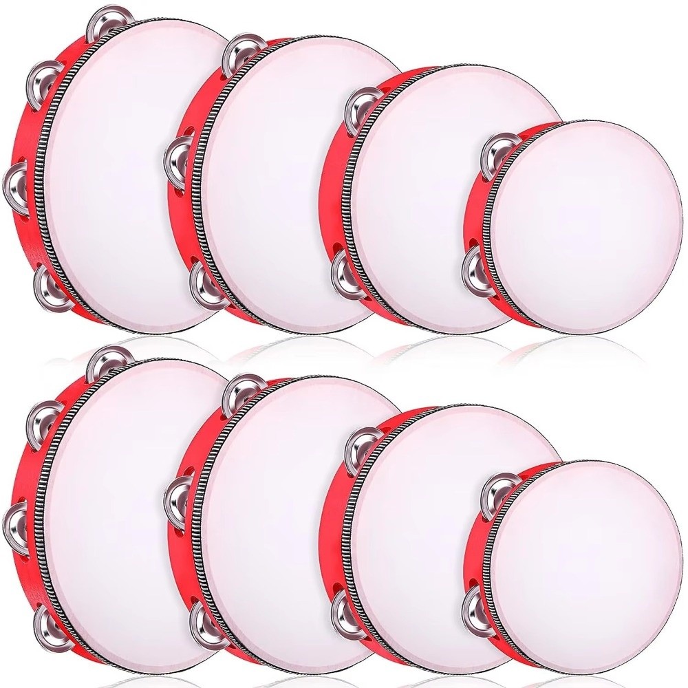 4/6/8/10 Inch Hand Held Drum M - Tambourine Hand Drum 评论和价格