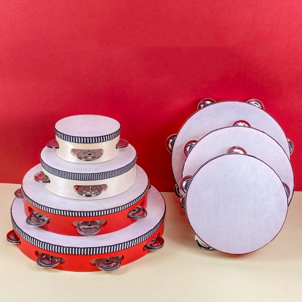 4/6/8/10 Inch Hand Held Drum M - Tambourine Hand Drum 评论和价格