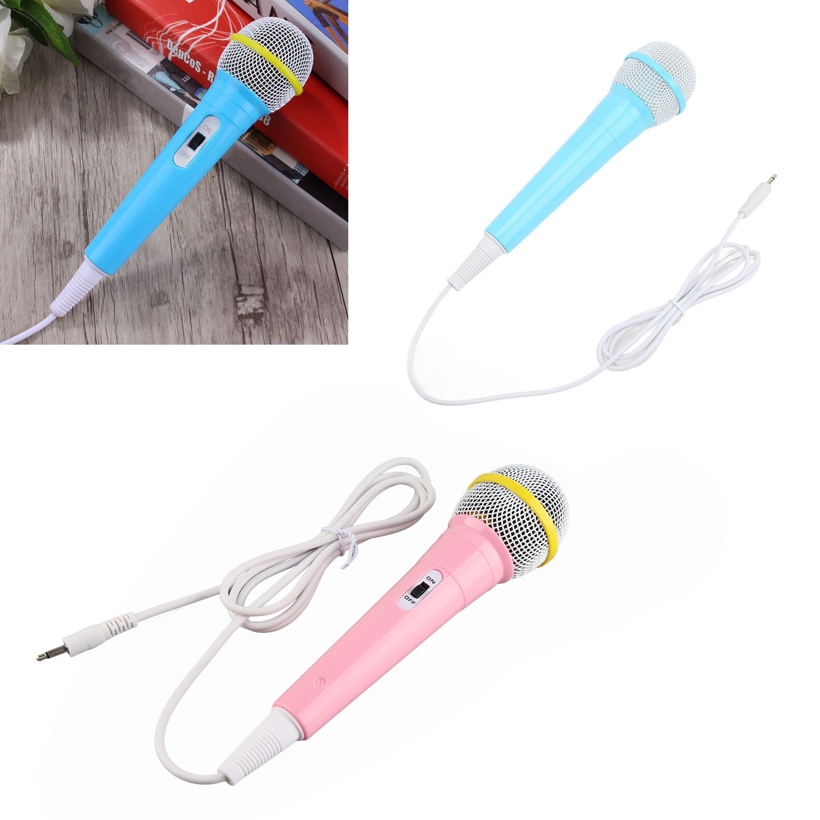 Kids Wired Microphone 3.5mm Pl - Musical Instrument Family 评论和价格