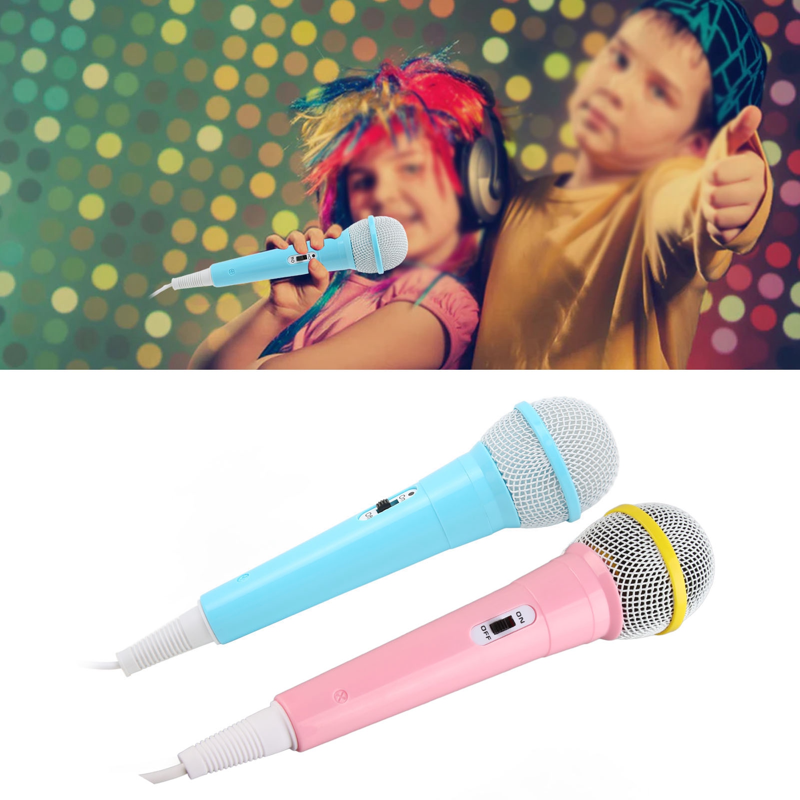 Kids Wired Microphone 3.5mm Pl - Musical Instrument Family 评论和价格