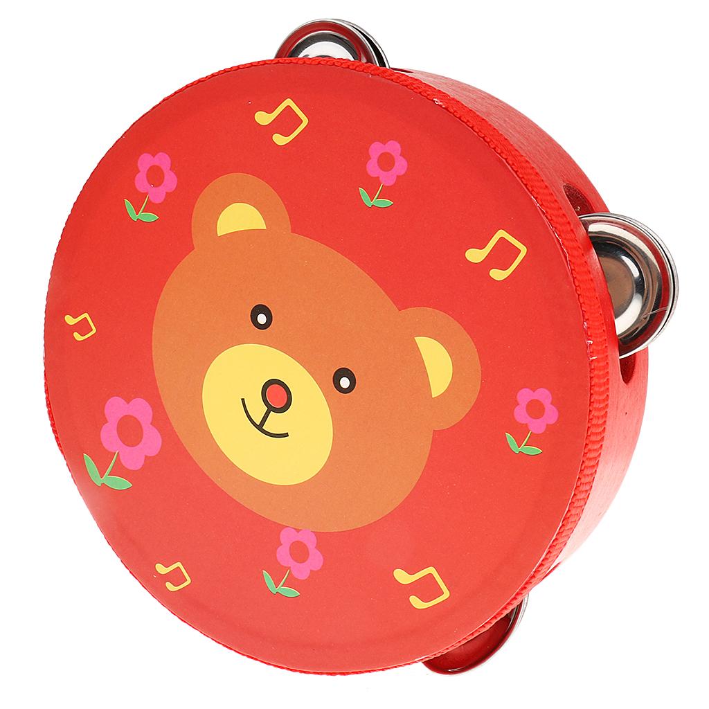 Hand Bell Wooden Tambourine Pe - Tambourine Hand Drum 评论和价格