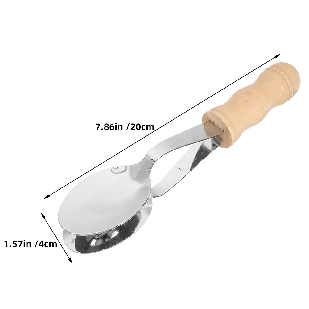 2Pcs Musical Spoons Metal Folk - Musical Instrument Family 评论和价格