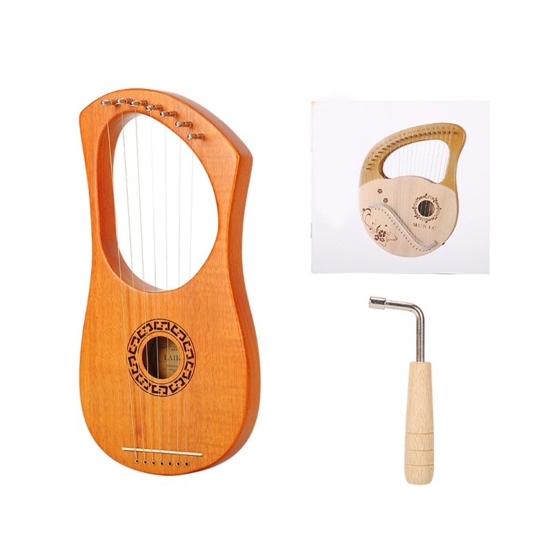 Multipurpose 7 String Lyre Har - Musical Instrument Groups 评论和价格