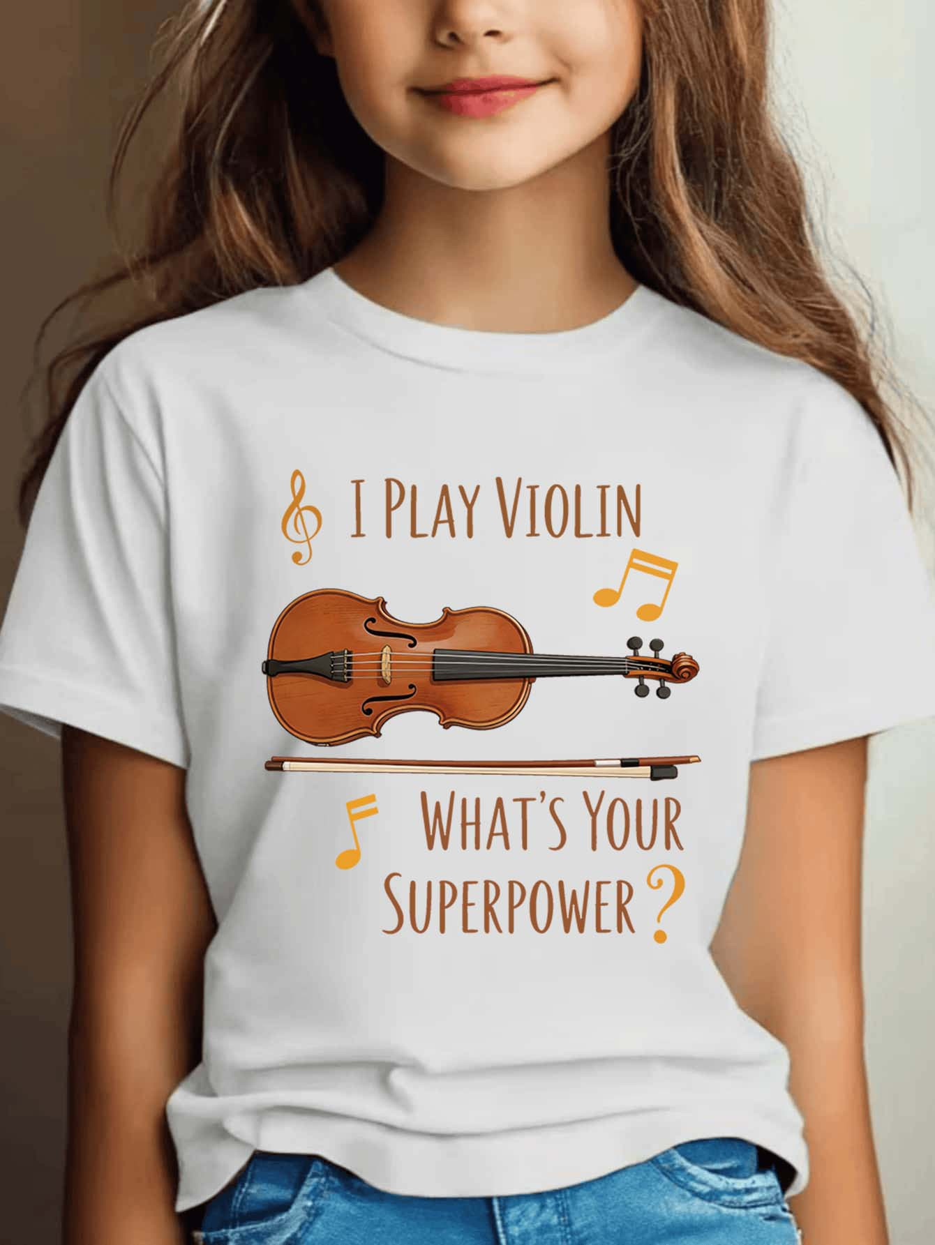 Violin Note Letter Print Boys  - Musical Instrument Family 评论和价格