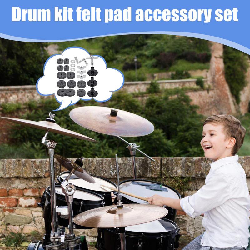 Drum Felt Washer Non-Slip Musi - Musical Instrument Family 评论和价格