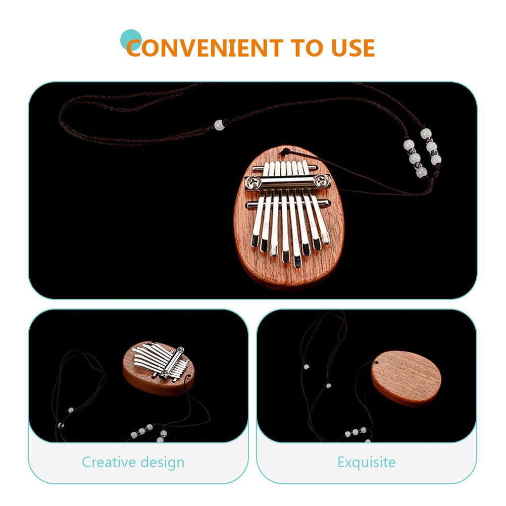 8-Key Small Kalimba Thumb Pian - Musical Instrument Family 评论和价格