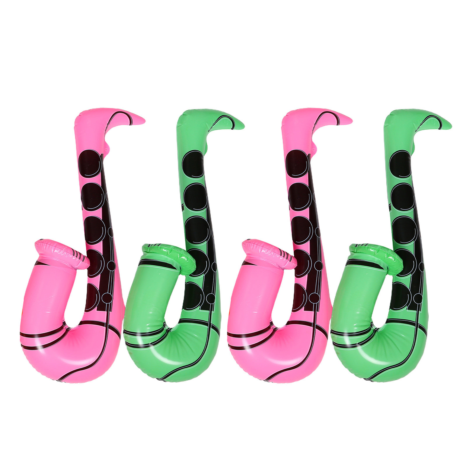 4Pcs Inflatable Saxophone Part - Musical Instrument You Blow 评论和价格