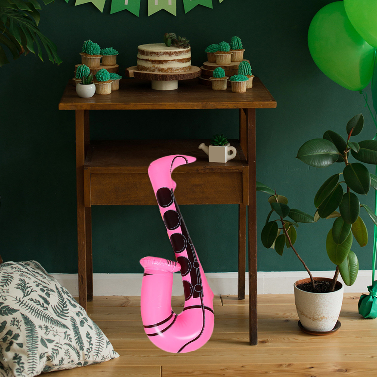 4Pcs Inflatable Saxophone Part - Musical Instrument You Blow 评论和价格