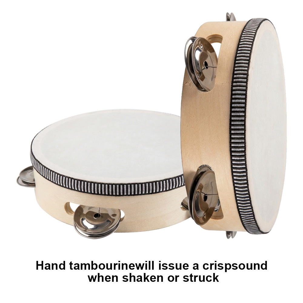 6inch Hand Held Drum Tambourin - Tambourine Hand Drum 评论和价格