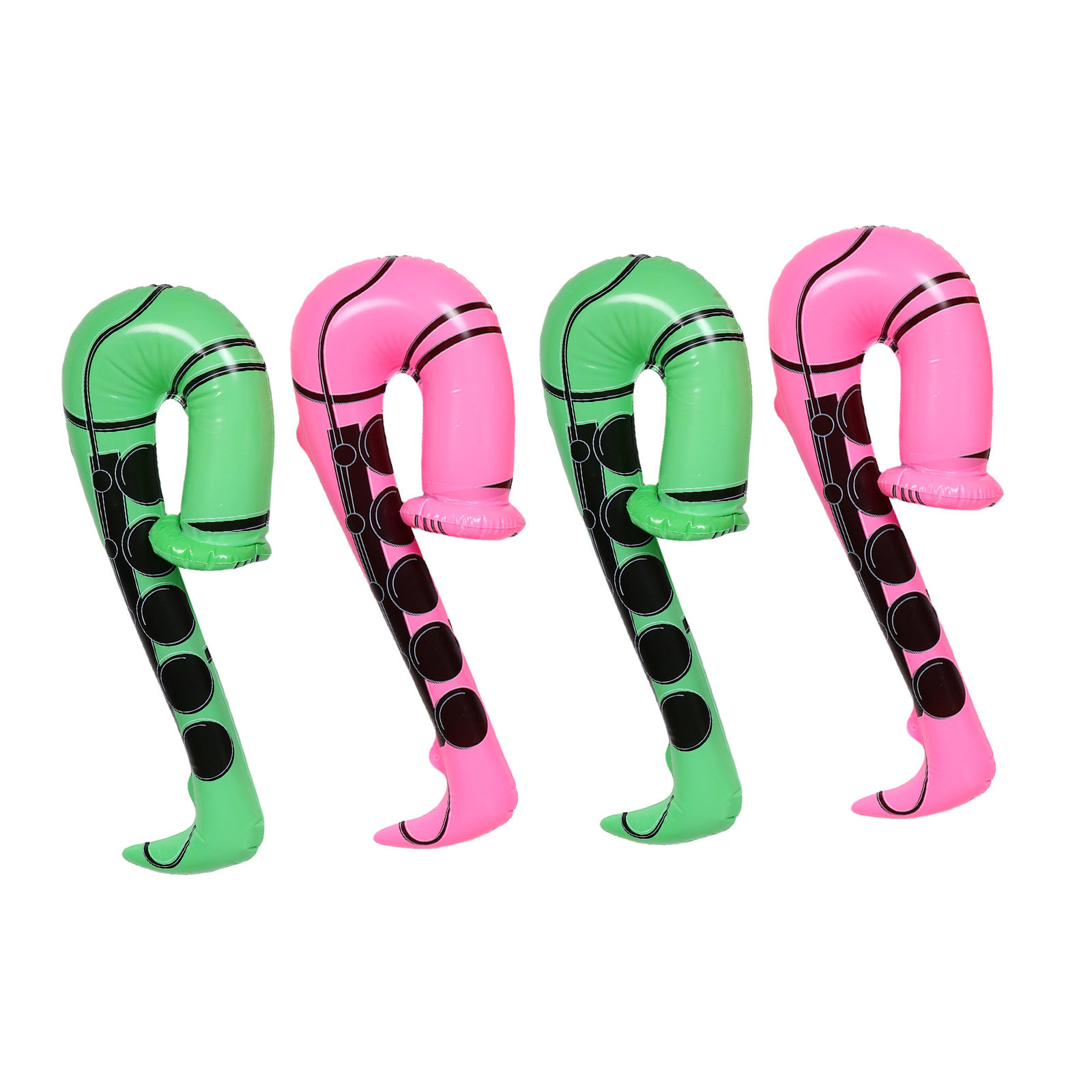 4Pcs Inflatable Saxophone Part - Musical Instrument You Blow 评论和价格