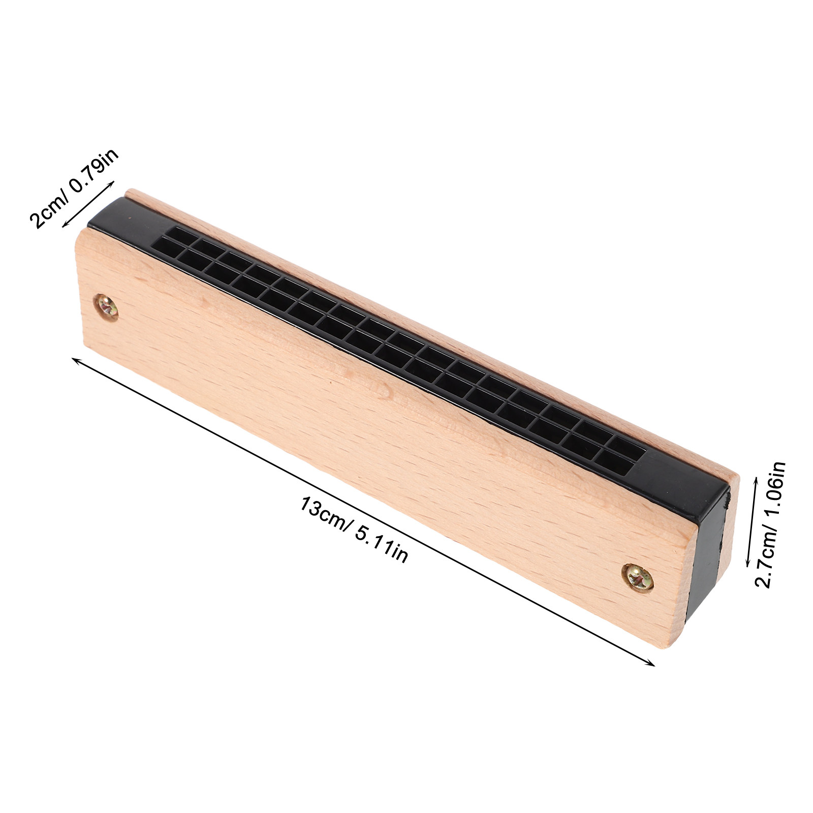 3Pcs Wooden 16-Hole Double Row - Musical Instrument Family 评论和价格