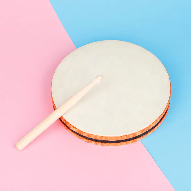 Hand Drum Double Side With Dru - Tambourine Hand Drum 评论和价格